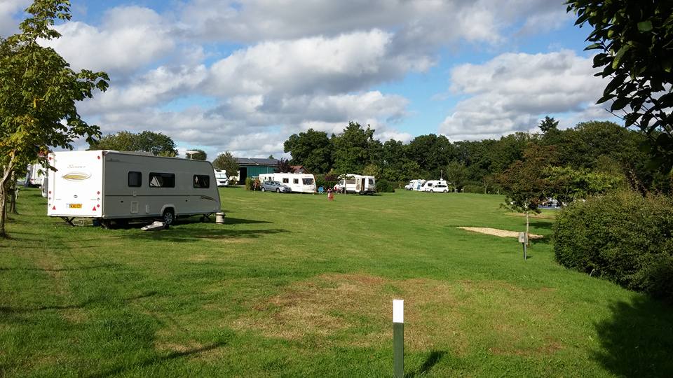 caravans on pitches